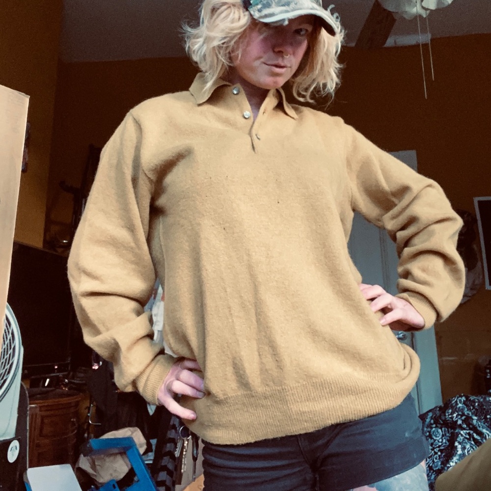 Towne and King LTD wool and mohair sweater